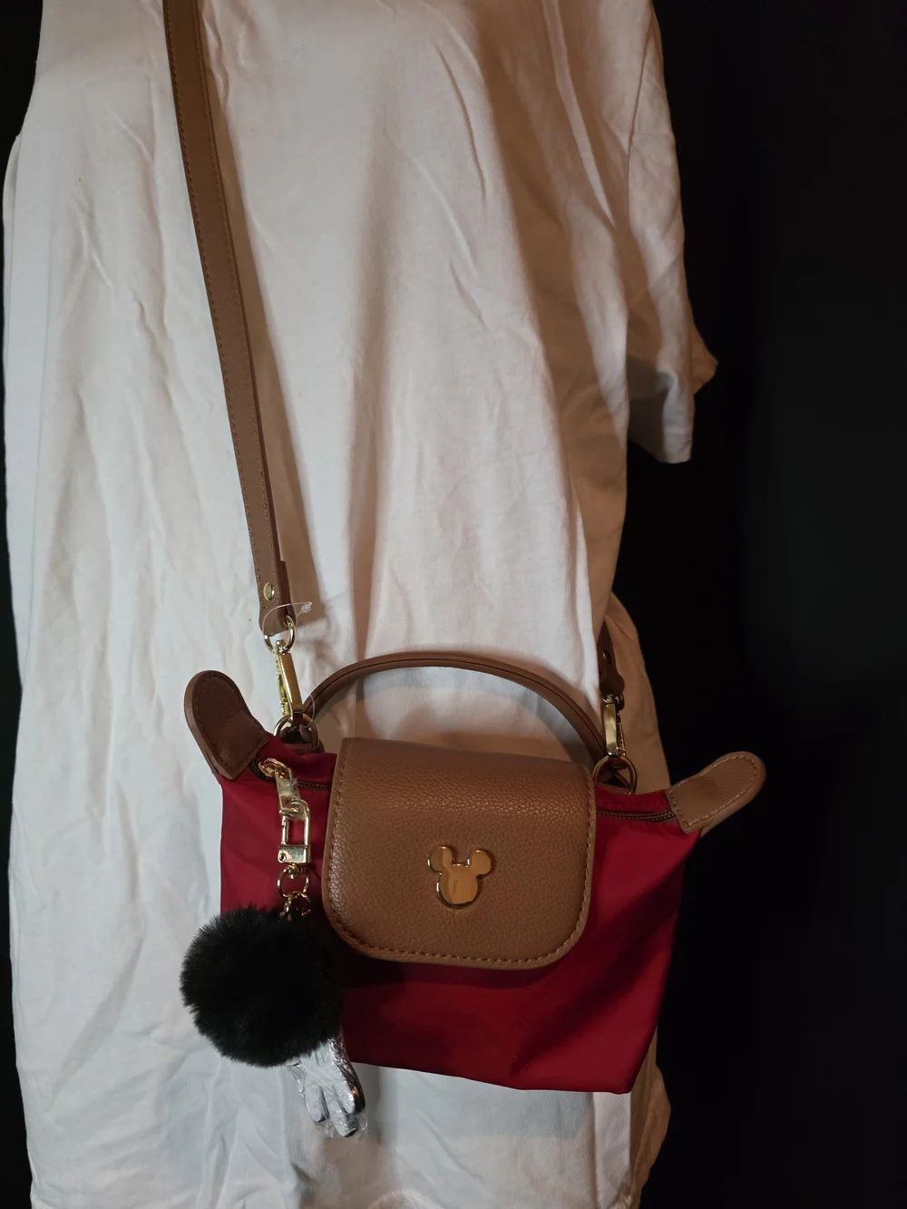 Disney Mickey Mouse Red CrossBody Bag NWT